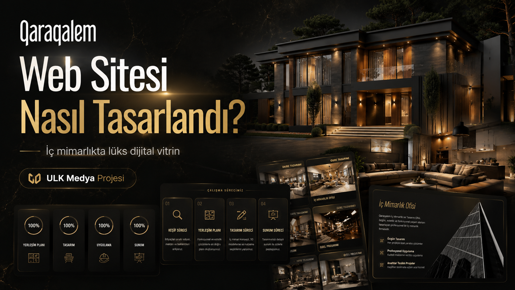 Qaraqalem İç Mimarlık Web Sitesi Projesi | ULK Medya