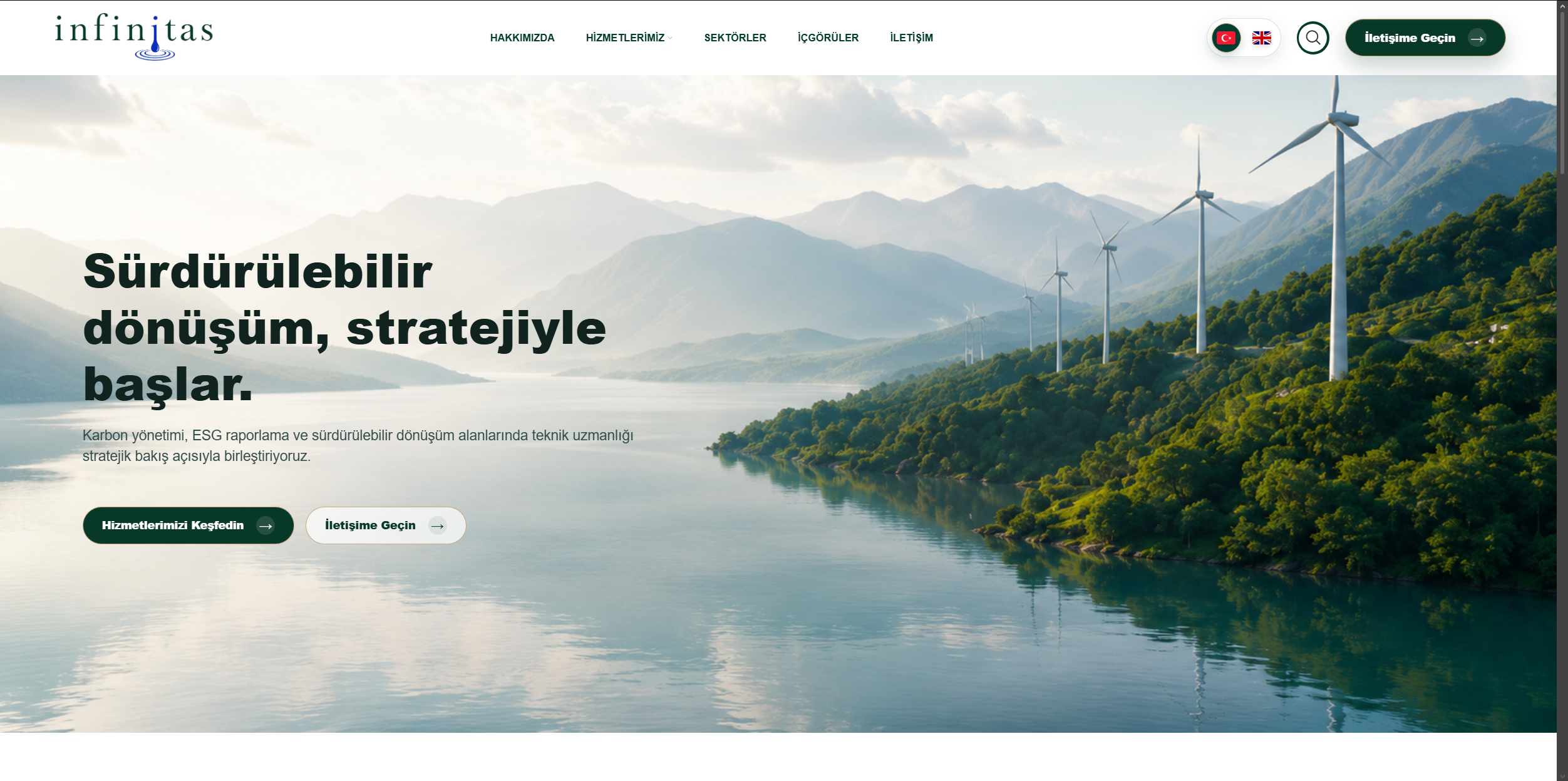 Infinitas Sürdürülebilirlik Danışmanlığı Web Sitesi | ULK Medya